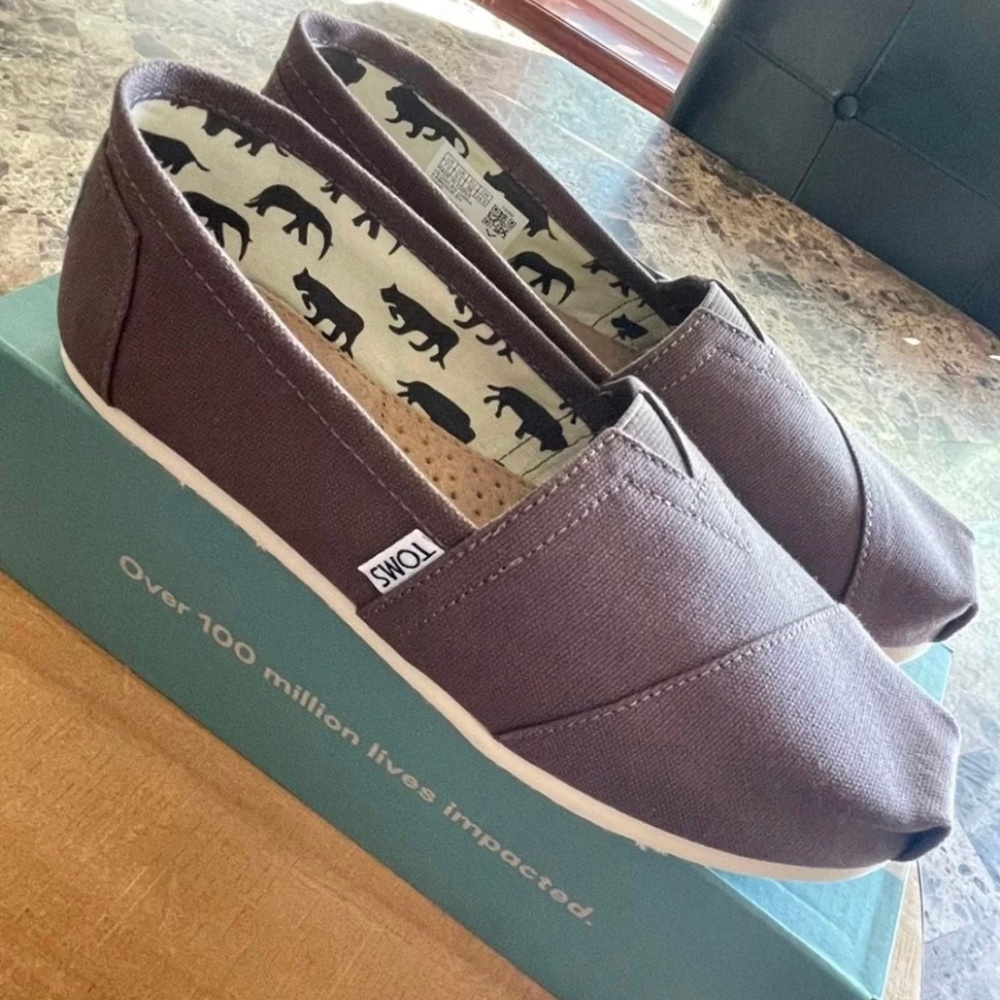 Toms grey slipper